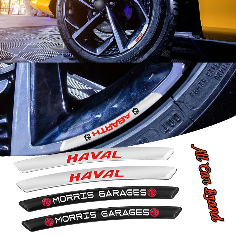 

4Pcs Car Logo Wheel Hub Decoration Tire Rim Sticker For Peugeot Accessories 308 508 2008 3008 Hatch SW CC RCZ Traveller Sedan