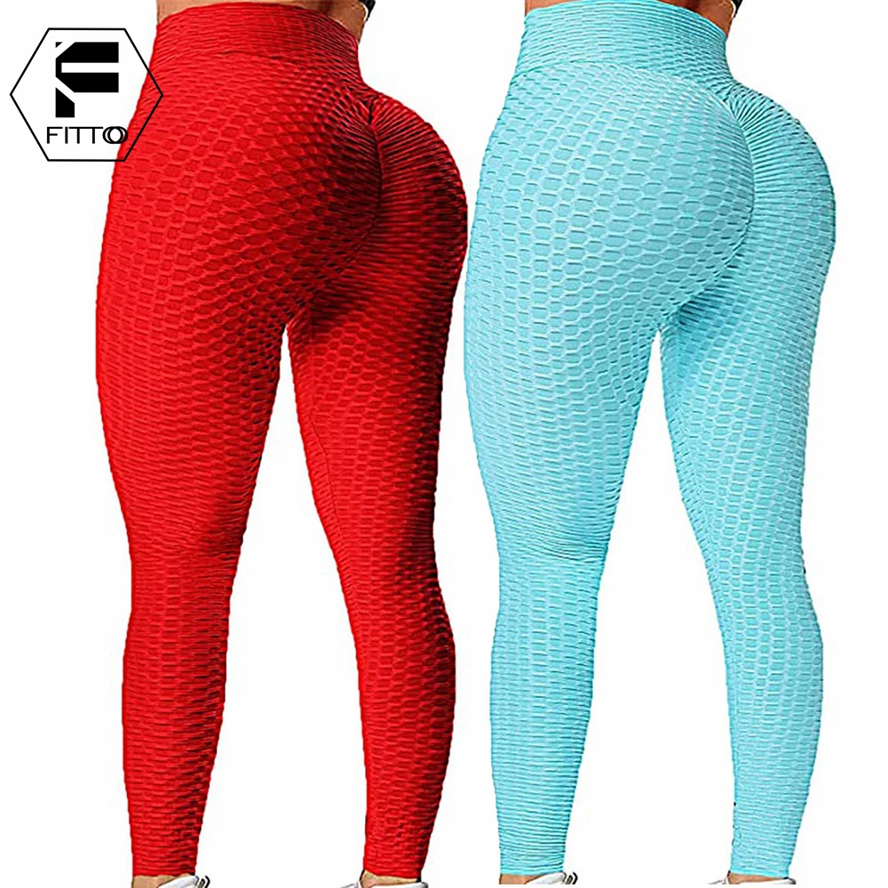

Женские пикантные штаны для йоги FITTOO, спортивные Леггинсы для фитнеса, жаккардовые колготки для тренажерного зала, женские брюки для бега с ...