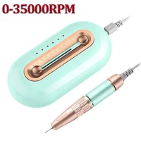 35000RPM Nail Drill Machine Professional Electric Nail Sander Pedicure Milling Cutter Nail Salon Polisher Equipment For All Gel