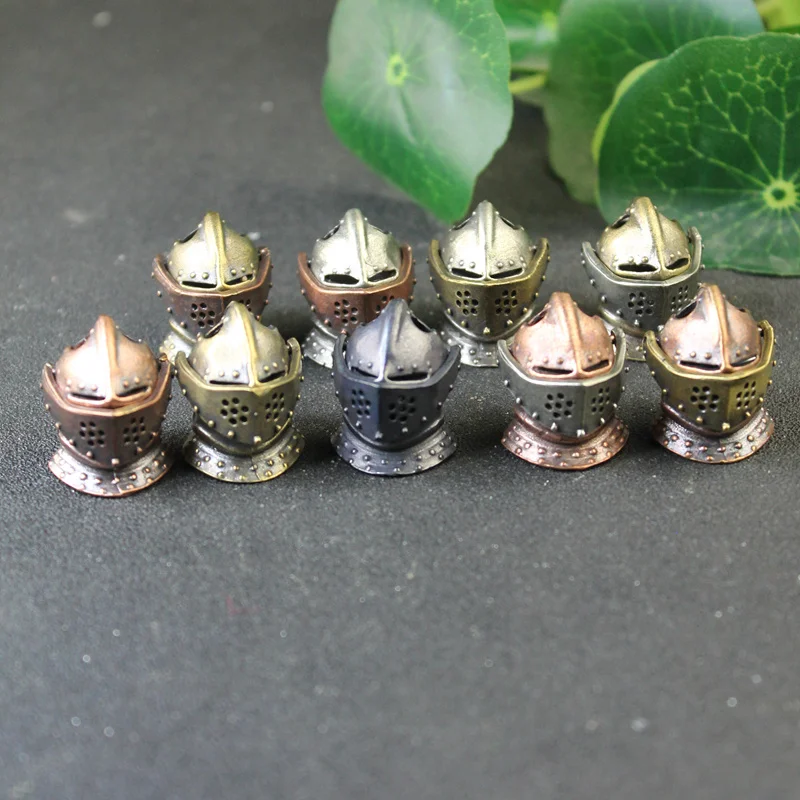 

Openable Medieval Armor Warrior Helmet Brass Paracord Woven Lanyard Pendants Ancient Roman Knight Mask Knife Beads Outdoor EDC