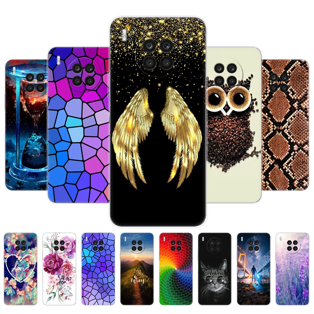 

For Honor 50 Lite Case 6.67 inch Back Cover For Huawei Honor 50 Lite Light Phone Case Bumper Silicon Soft TPU Protective Coque