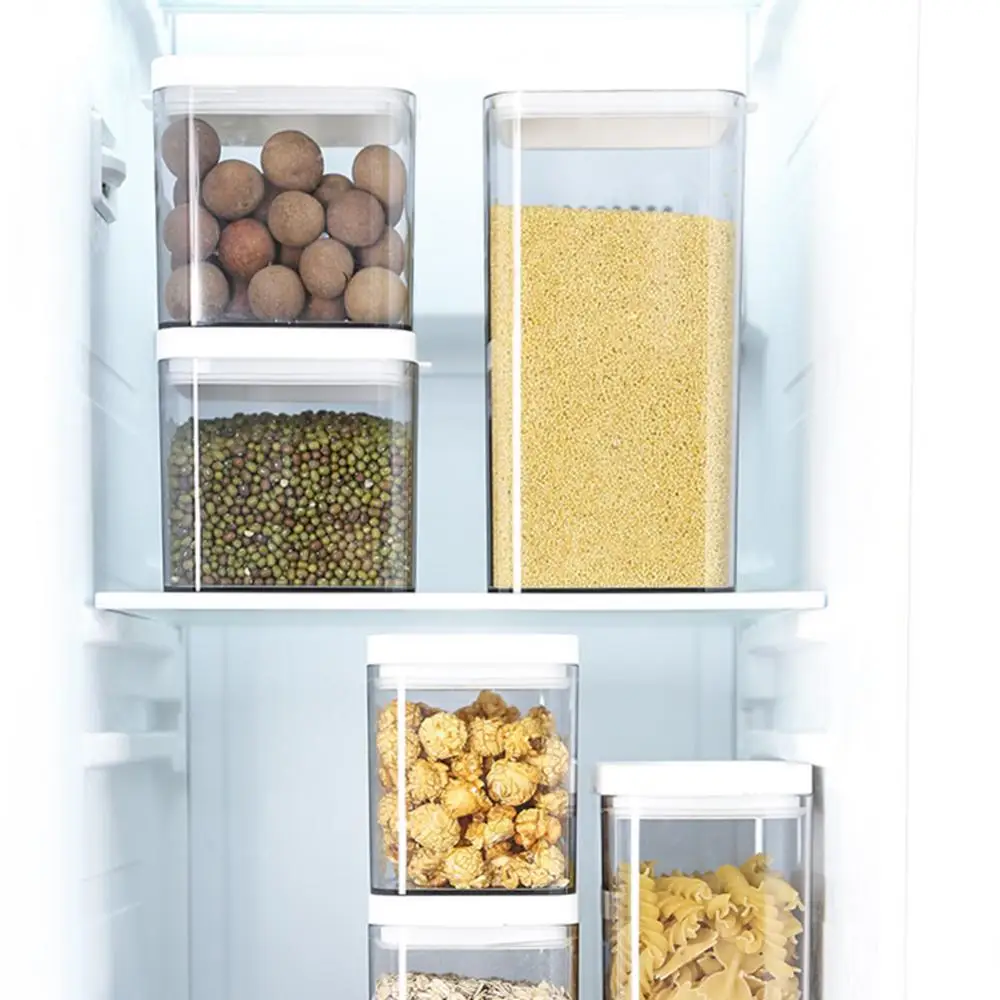 

Household Sealed Jar Transparent 720/1100/1500ml Lid Food Storage Can Container