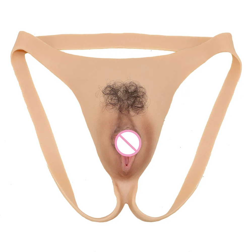 Женское нижнее белье силиконовые трусики-Тонги для трансвестита |