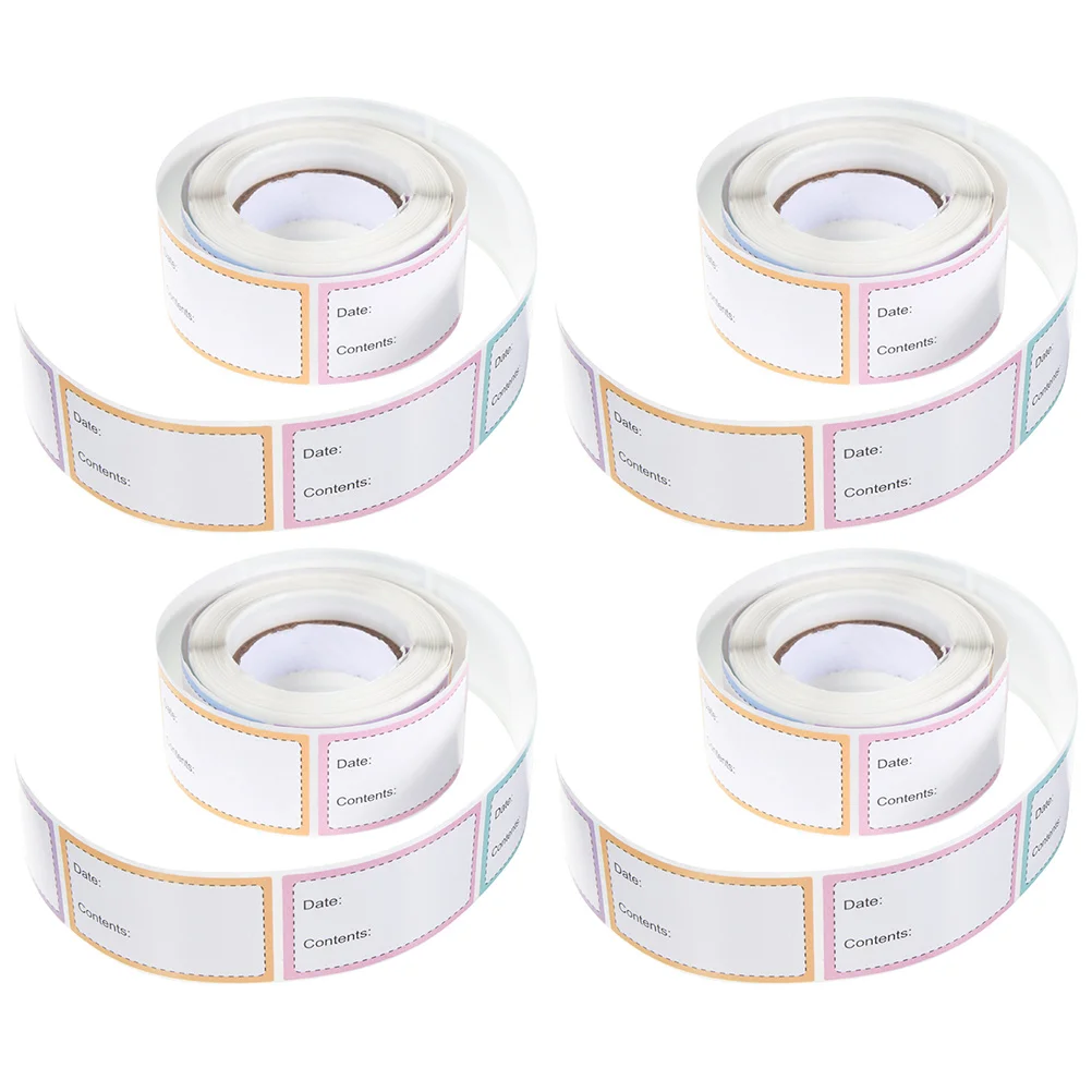 

Storage Tank Adhesive Food Labels Stickers Freezer Jar Container Self Removable