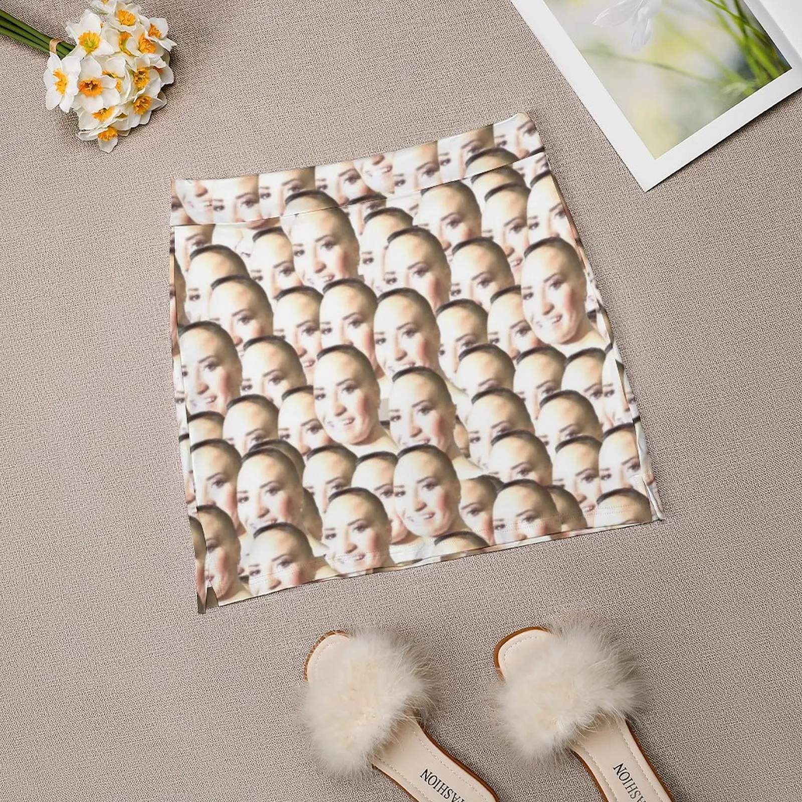 Женская летняя юбка-шорты