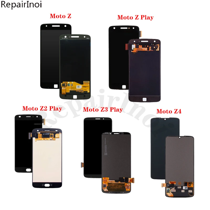 

For Moto Z XT1650 / Z Play XT1635 / Z2 Play XT1710 / Z3 Play XT1929 / Z4 XT1980 LCD Display Touch Screen Digitizer Assembly