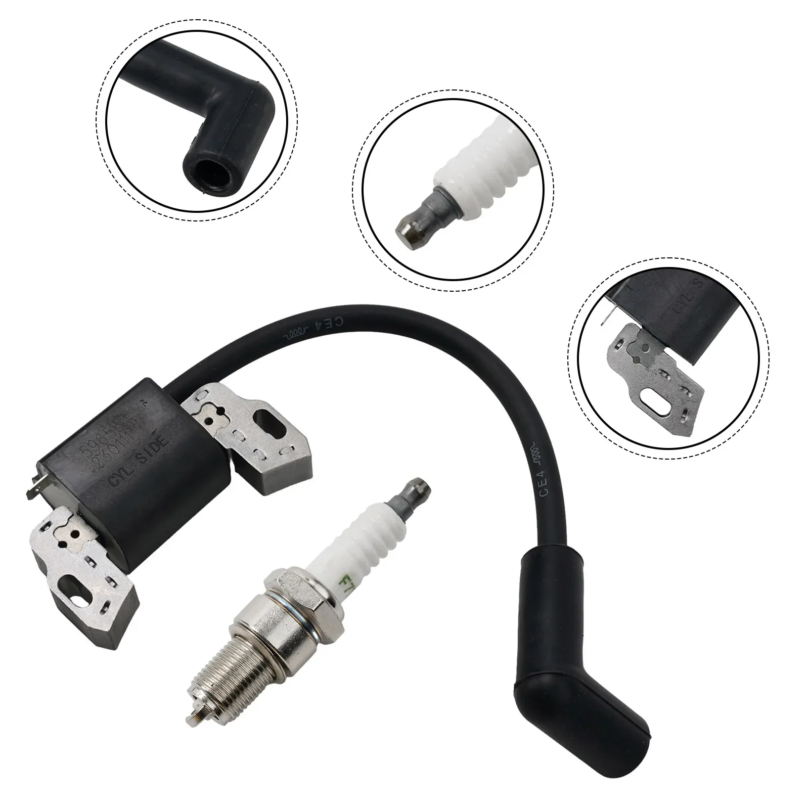 Катушка зажигания ДЛЯ Briggs-Stratton #490586 491312 492341 495859 591459 795315 799650 John-Deere LG492341 LG495859