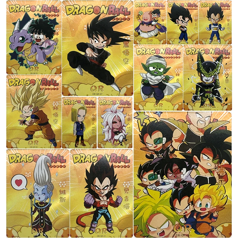 Коллекционные открытки из серии аниме Драконий жемчуг подарок сыну Гоку пикше