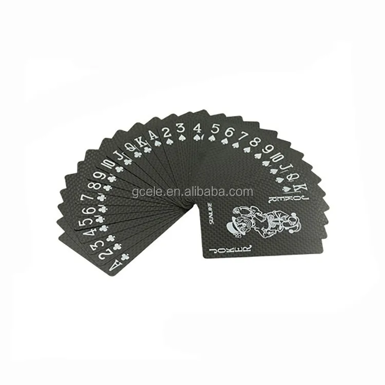 

carbon fiber playing cards / perfect fashion playing cards--Made in China