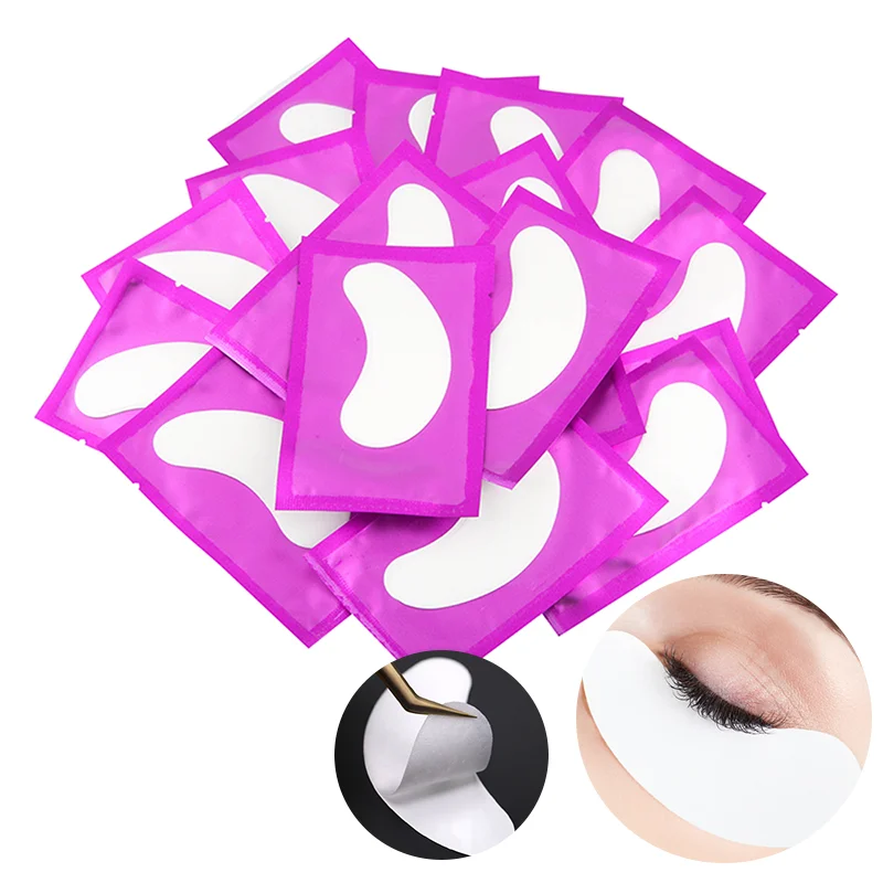 50Pairs/Lots Eye Patches Eyelash Extension Under Eye Pads Makeup Eyelash Patches Tip Stickers Pads For Eyelash Extension Makeup