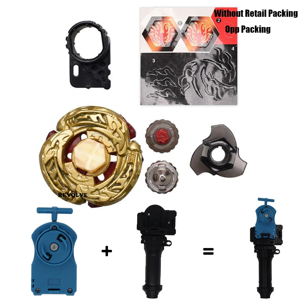 Фото Вариант B-X TOUPIE BURST BEYBLADE BB-120 Ultimate Beyta PROTO NEMESIS с рукояткой + синий пусковой механизм №2