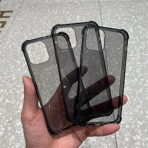 Роскошный Черный противоударный силиконовый чехол для телефона Iphone 15 13 12 Pro Max 11 X XR X 7 8 Plus SE, матовый защитный чехол для мужчин