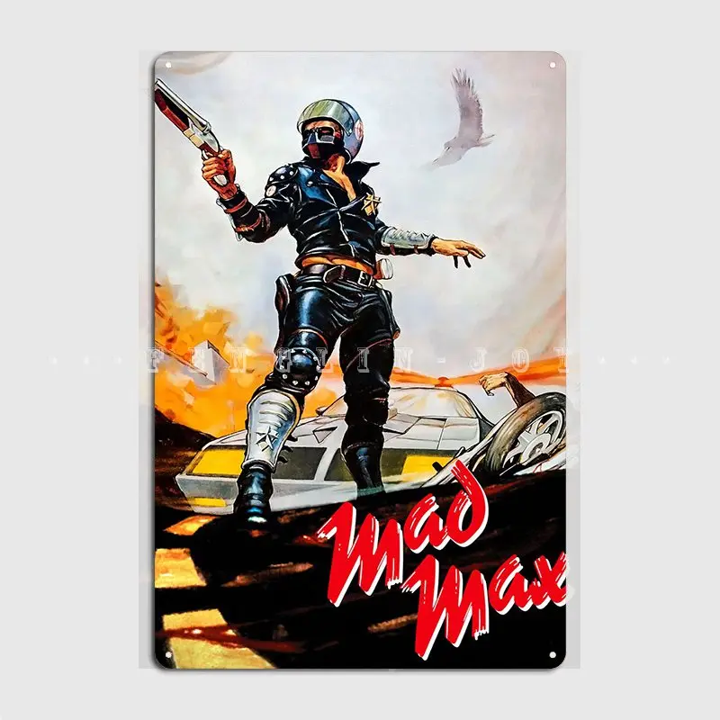 

Mad Max Movie Poster Metal Sign Cinema Garage Home Retro Garage Decoration Tin Sign Poster
