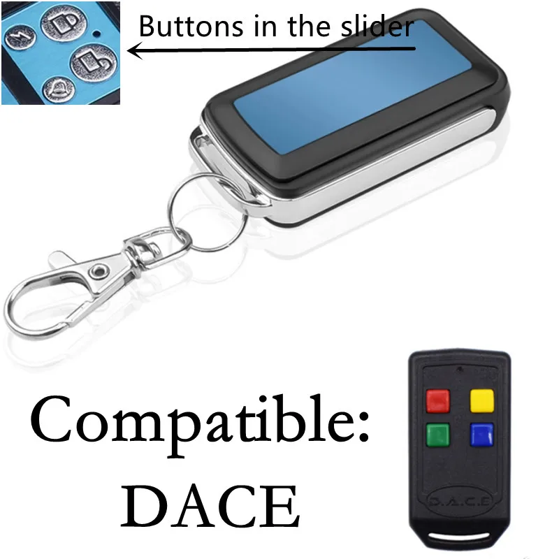 

DACE garage door remote control 433MHz transmitter