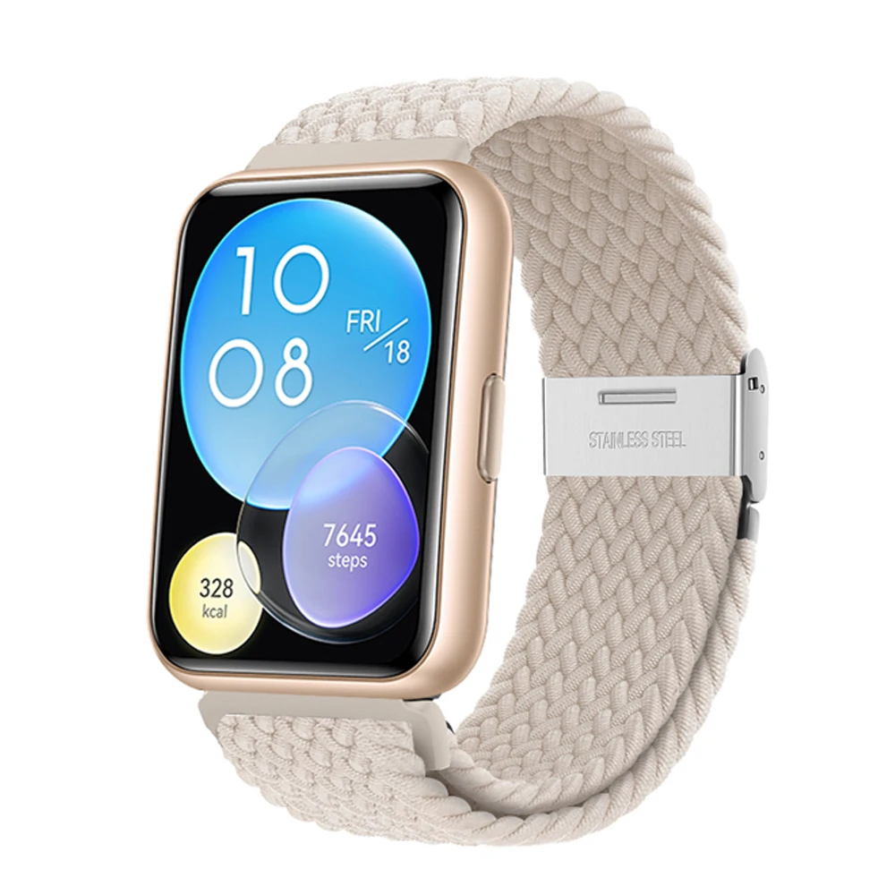 

Nylon band for HUAWEI watch fit 2 strap watchband accessories braided solo loop correa belt bracelet HUAWEI watch fit2 band