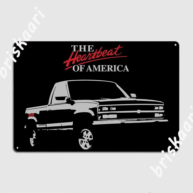 

1988 C K1500 Пикап грузовик металлический знак таблички Ретро кинотеатр кухня клуб бар оловянные знаки плакаты