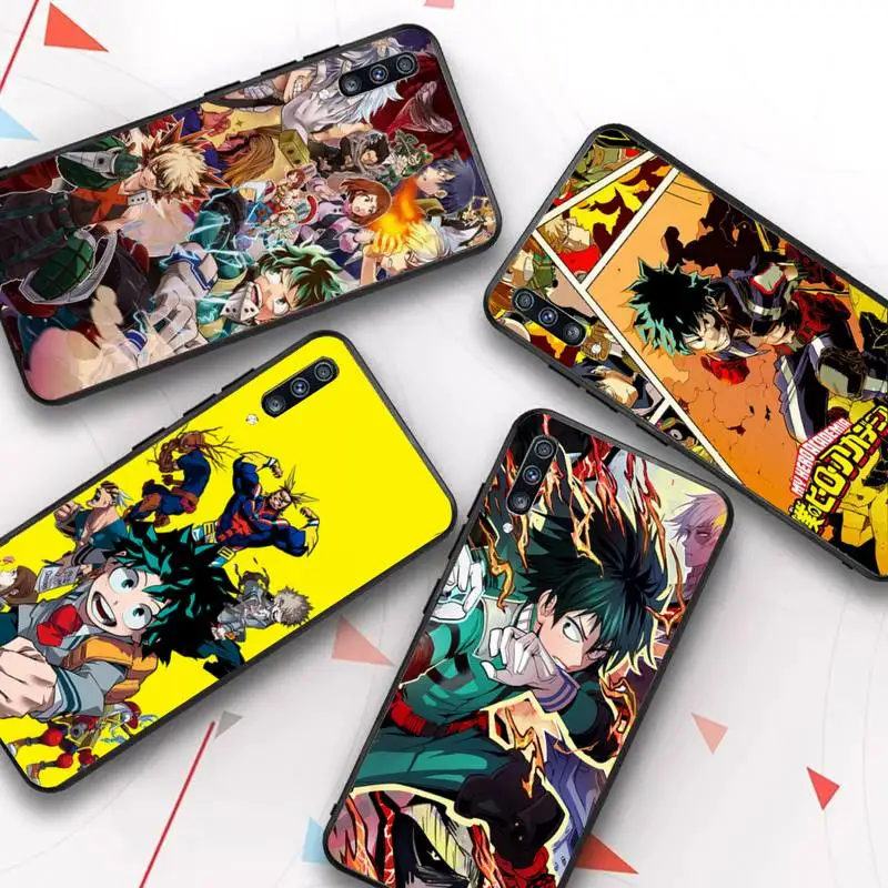 

My Hero Academia Phone Case for Samsung Galaxy A 51 30s a71 Soft Cover for A21s A70 10 A30