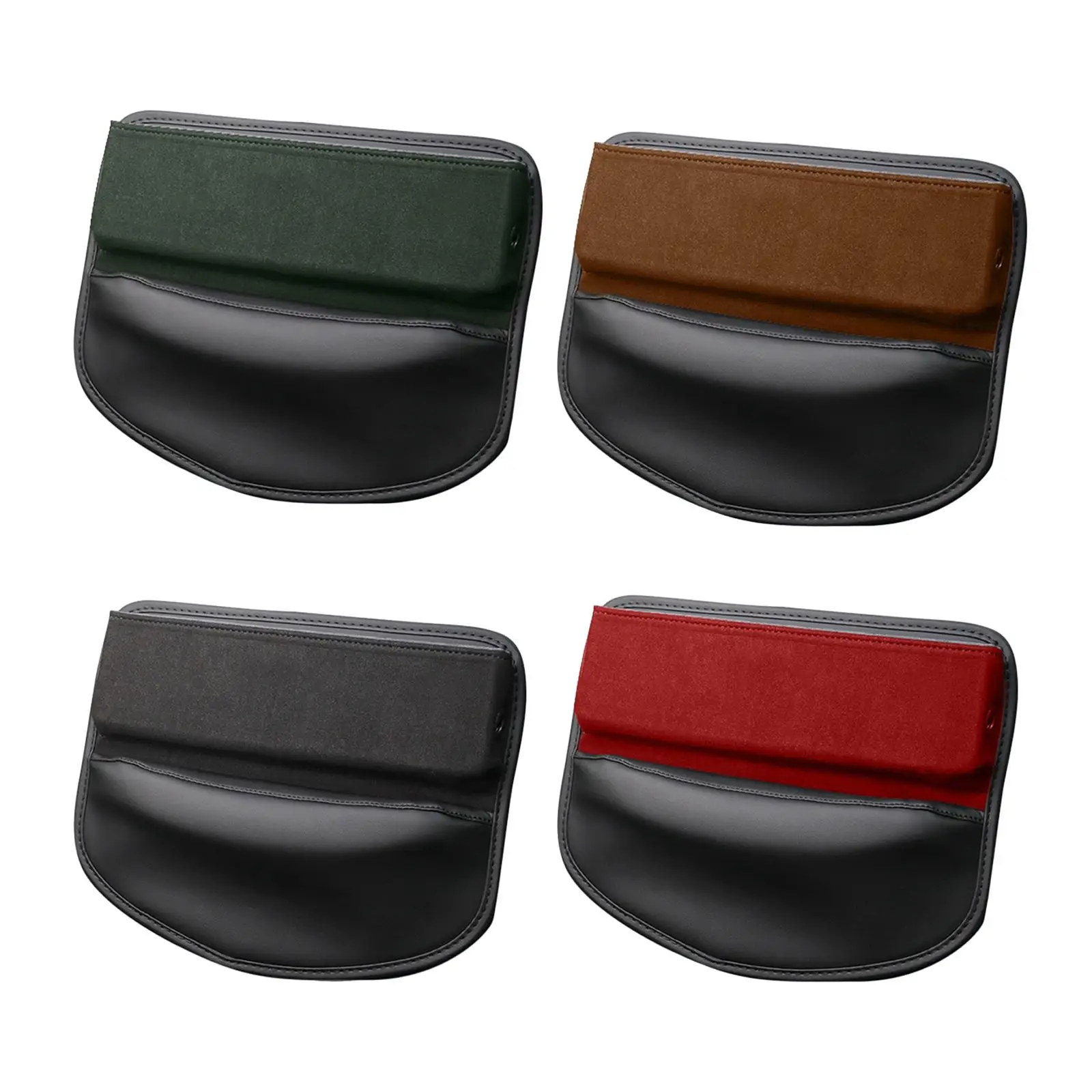 

PU Leather Car Seat Gap Filler Organizer Keep Things from Falling storage for Keys Sunglass Cards Cellphones Pens