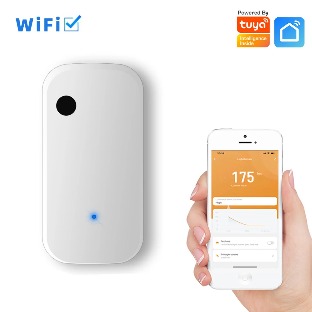 

RYRA Датчик освещенности Tuya Wi-Fi ZigBee
