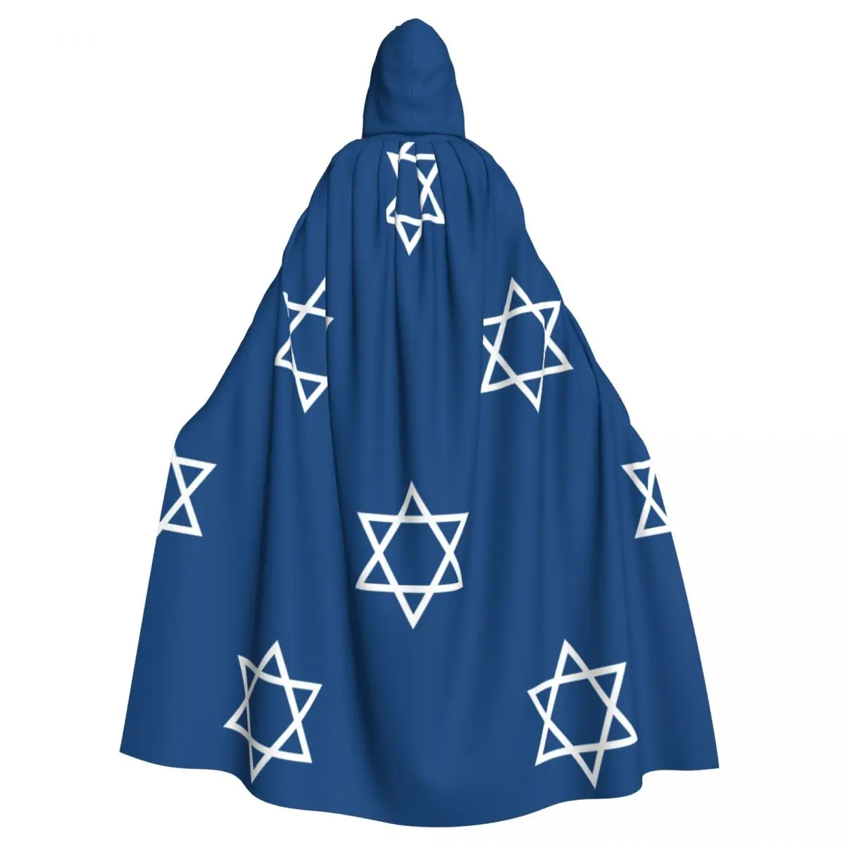 

Hooded Cloak Polyester Unisex Witch Cape Costume AccessoryFlag Isreal