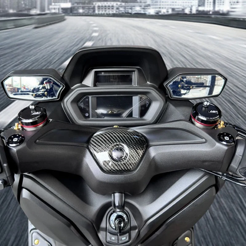 Комплект передних зеркал заднего вида 2 шт. черное стекло + пластик для YAMAHA XMAX300