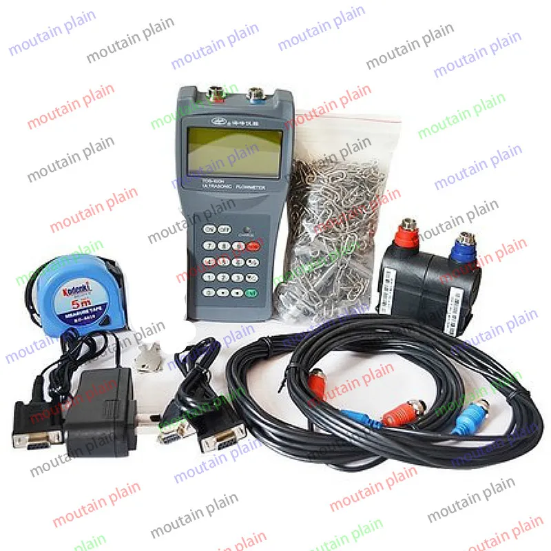 Расходомер для воды портативный ультразвуковой расходомер с зажимом на датчике