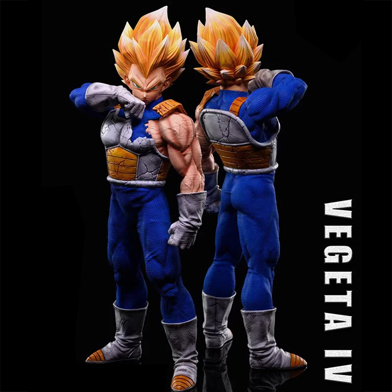 

Anime Dragon Ball Z Vegeta IV Figure Super Saiyan Statue T-Rex Vegeta Figures Gk Doll PVC Collection Figurine Ornament Toys