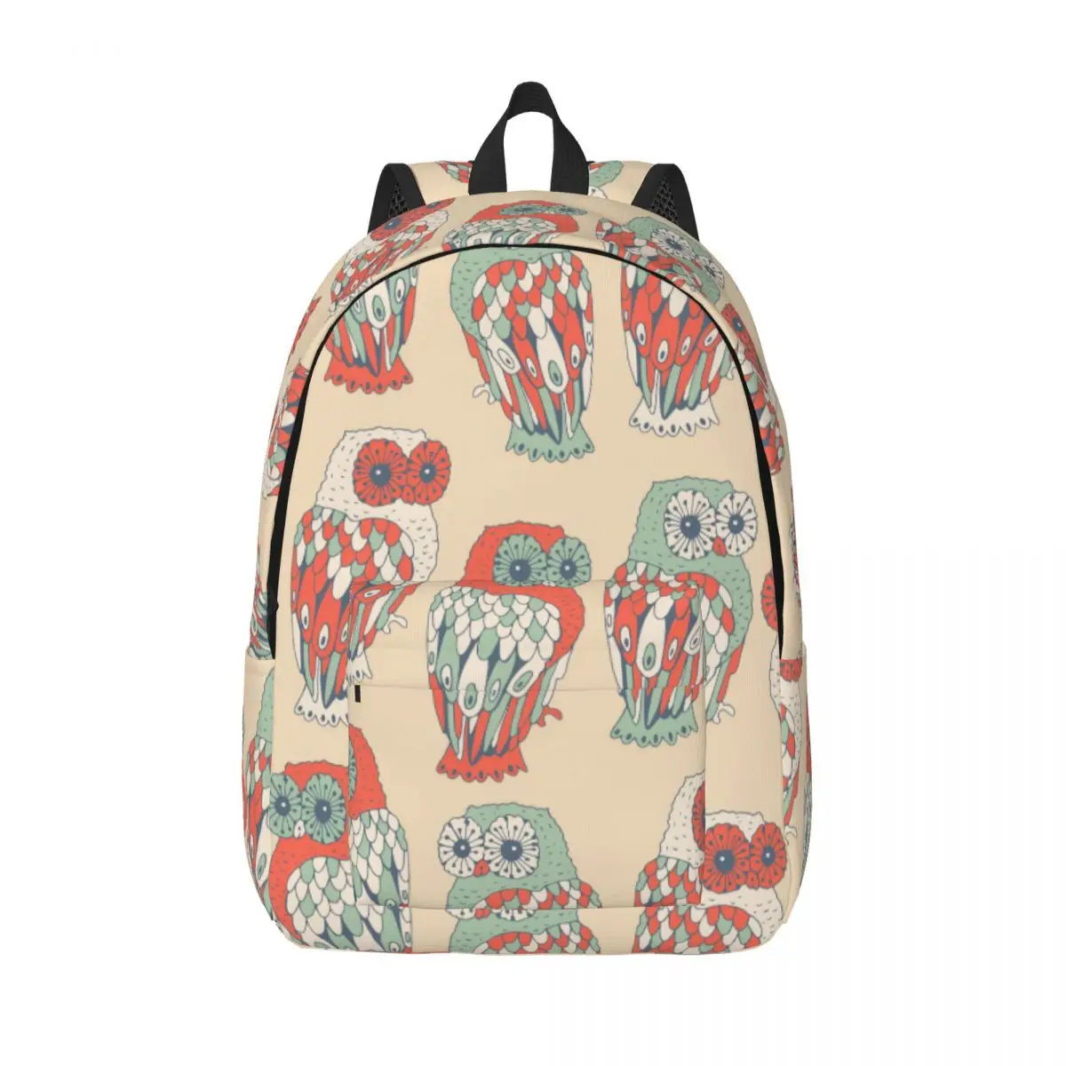 

Laptop Backpack Unique Cute Colorful Owl School Bag Durable Student Backpack Boy Girl Travel Bag