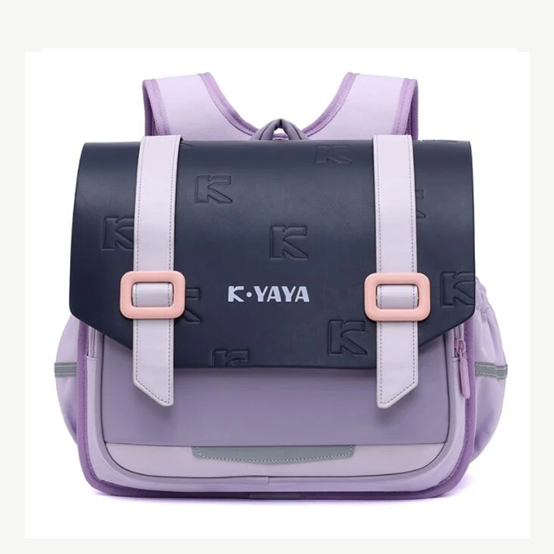 

Children School Bag 2023 New Waterproof Backpack PU Schoolbag Primary 1-3 Grade School Backpack Kids Nylon Mochila Escolar