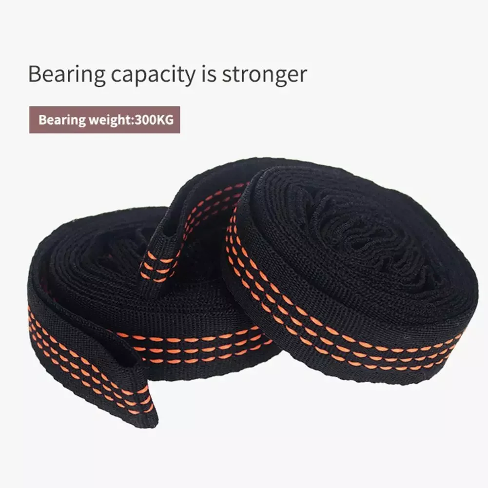 

Hammock Straps Belts Extra Strong & Lightweight Ropes and 600 LBS Breaking Strength No Stretch Polyester Hammock Straps