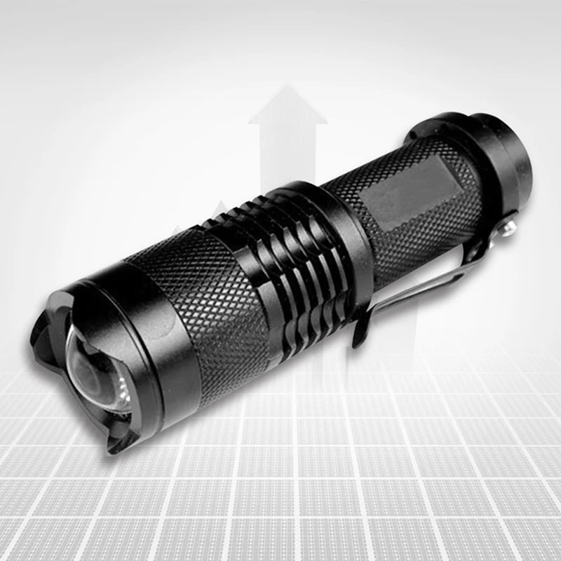 

Мощный мини светодиодная вспышка светильник Портативный сильный светильник Алюминий сплав фонарь светильник с зажимом карманный фонарь д...