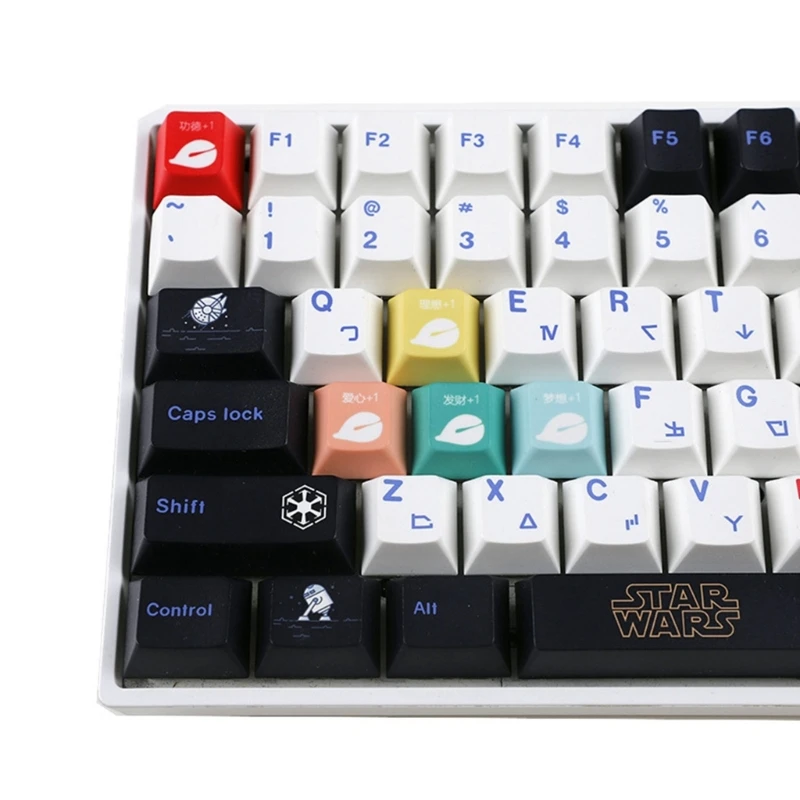 

Cartoon Keycap Set PBT Keycap Dye-subbed Keycap for MX Mechanical Keyboard for Improved Typing Experience Standard Drop Shipping