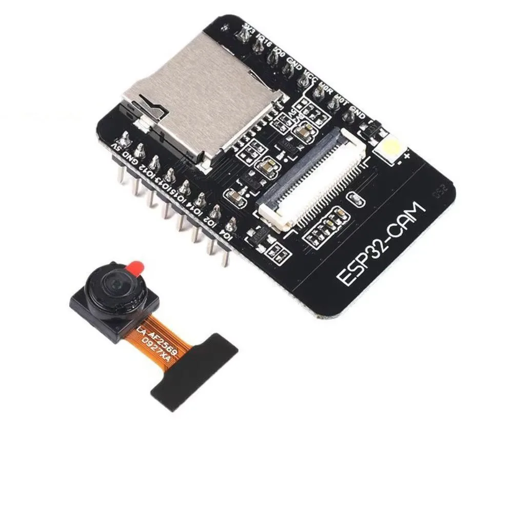 Фото Модуль WiFi ESP32-CAM, ESP32 Serial to WiFi, плата разработки ESP32 CAM, 5В, Bluetooth, с камерой OV3660, для самостоятельной сборки. №3