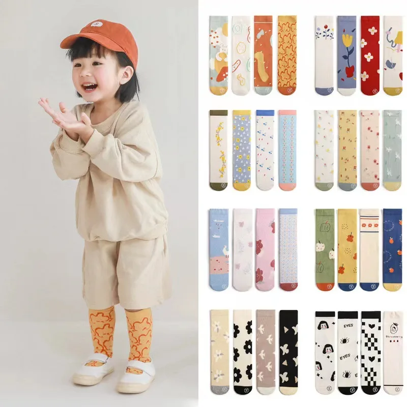 

Носки для маленьких девочек, весна-лето, Детские Хлопковые гольфы для маленьких мальчиков, носки для новорожденных, милые носки для маленьких девочек