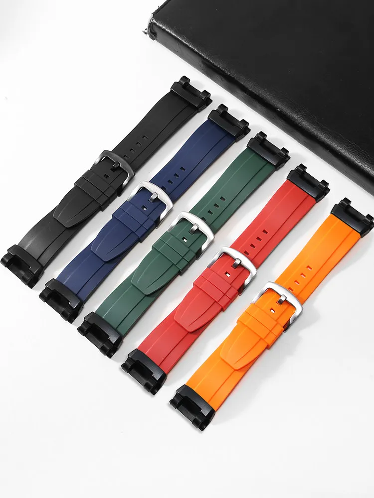 Фото Подходит для Casio Airbus 5536 GR-B100, модифицированный резиновый ремешок для часов, аксессуары для мужчин. №4