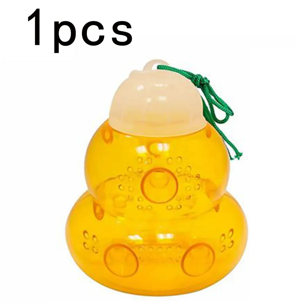 

1 * Bee Trap Gourd-shaped Hanging Wasp Trap Fly Trap Is Suitable For Catching Insects No Water Leakage 13cm* 15cm