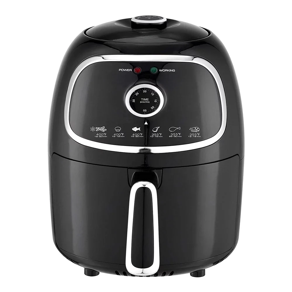 

2-Quart Small Air Fryer, Timer & Temp.