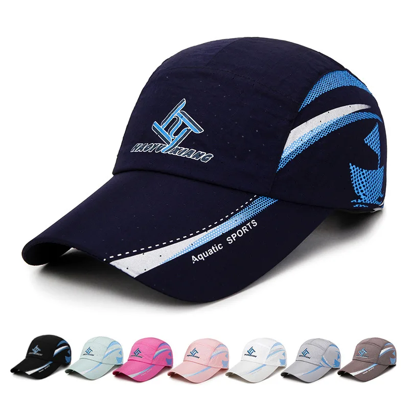 Летняя новая спортивная ультратонкая дышащая быстросохнущая Мужская Женская бейсбольная кепка альпинистская Пара Модная походная солнцезащитная Кепка A166