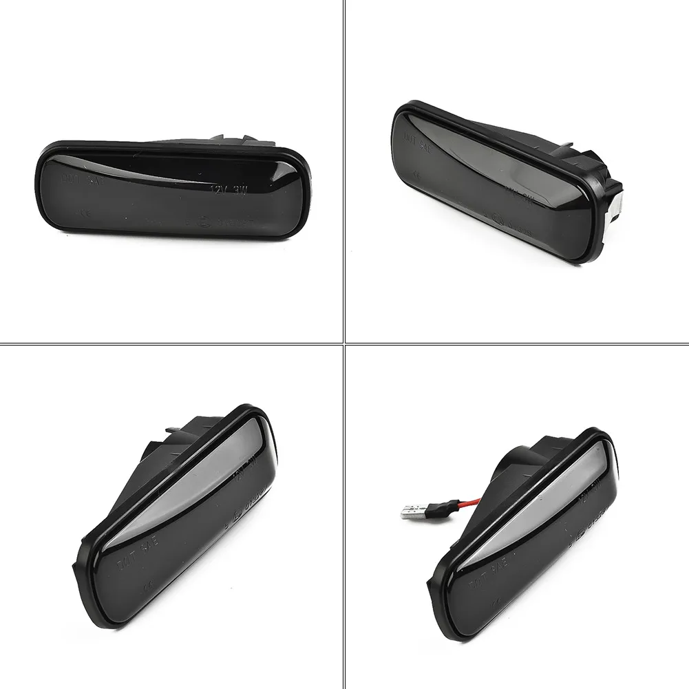 2 шт. дымовые линзы светодиодный боковой габаритный фонарь IP67 водонепроницаемый