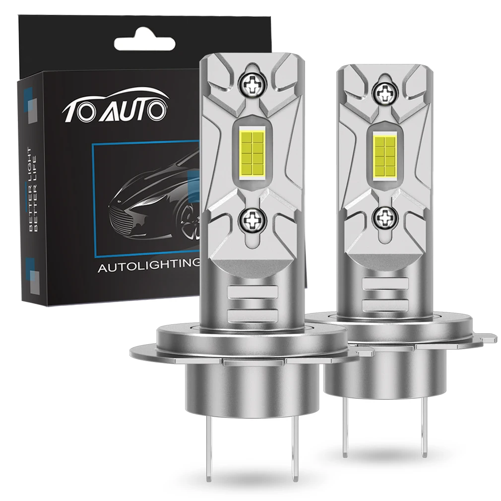 Автомобильная светодиодная лампа для фар H7 30000LM Супер яркая безвентиляторная автомобильная лампа 12 В 6000 К Plug & Play CSP Chips Авто турбоналобная лампа