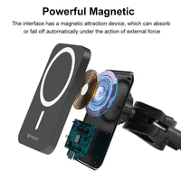 puluz 15w magnetic wireless charger live stand%ef%bc%8cmobile phone holder