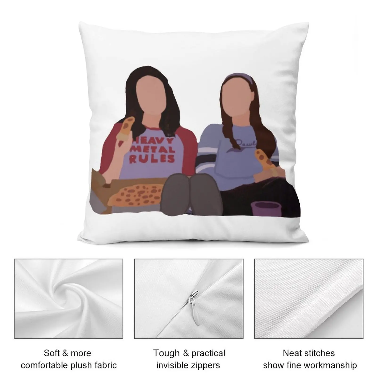 Цифровая декоративная подушка Lorelai и Rory Gilmore декоративные подушки для гостиной