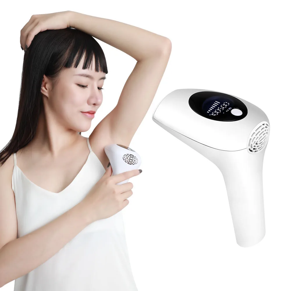 

900000 Flash Professional IPL Laser Hair Removal Instrument Painless Permanent Electric Epilator Pulsed Light Device 8 Adjustabl