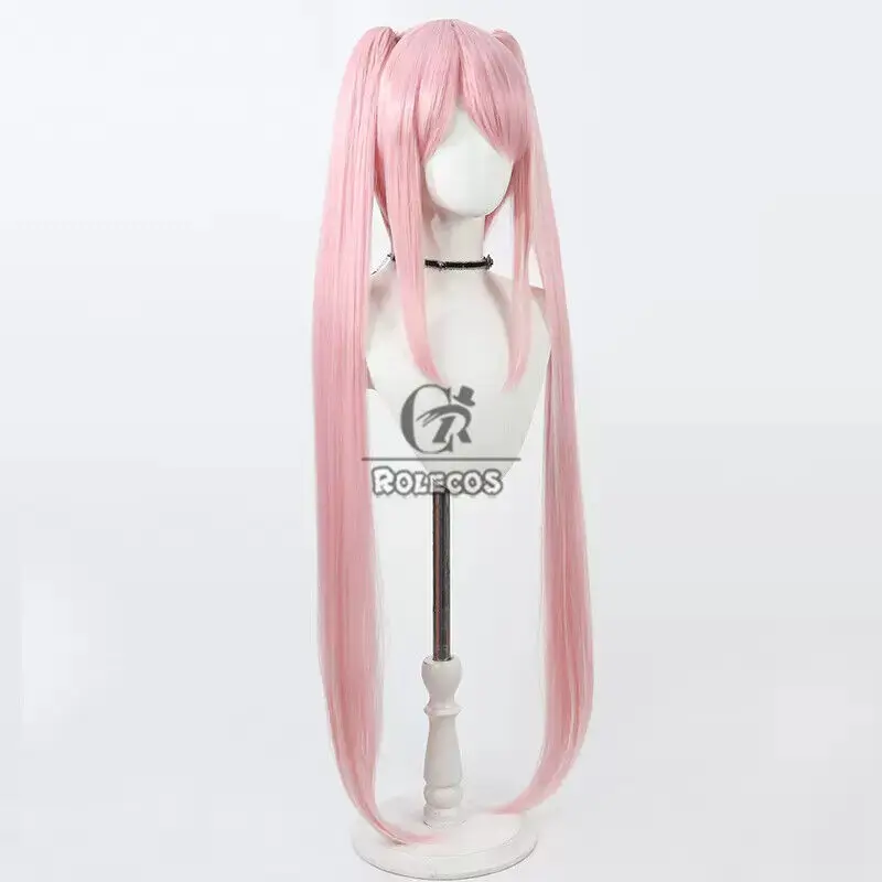 Mashle: Magic and Mcles Love милые парики для косплея длинные розовые волосы с хвостиком