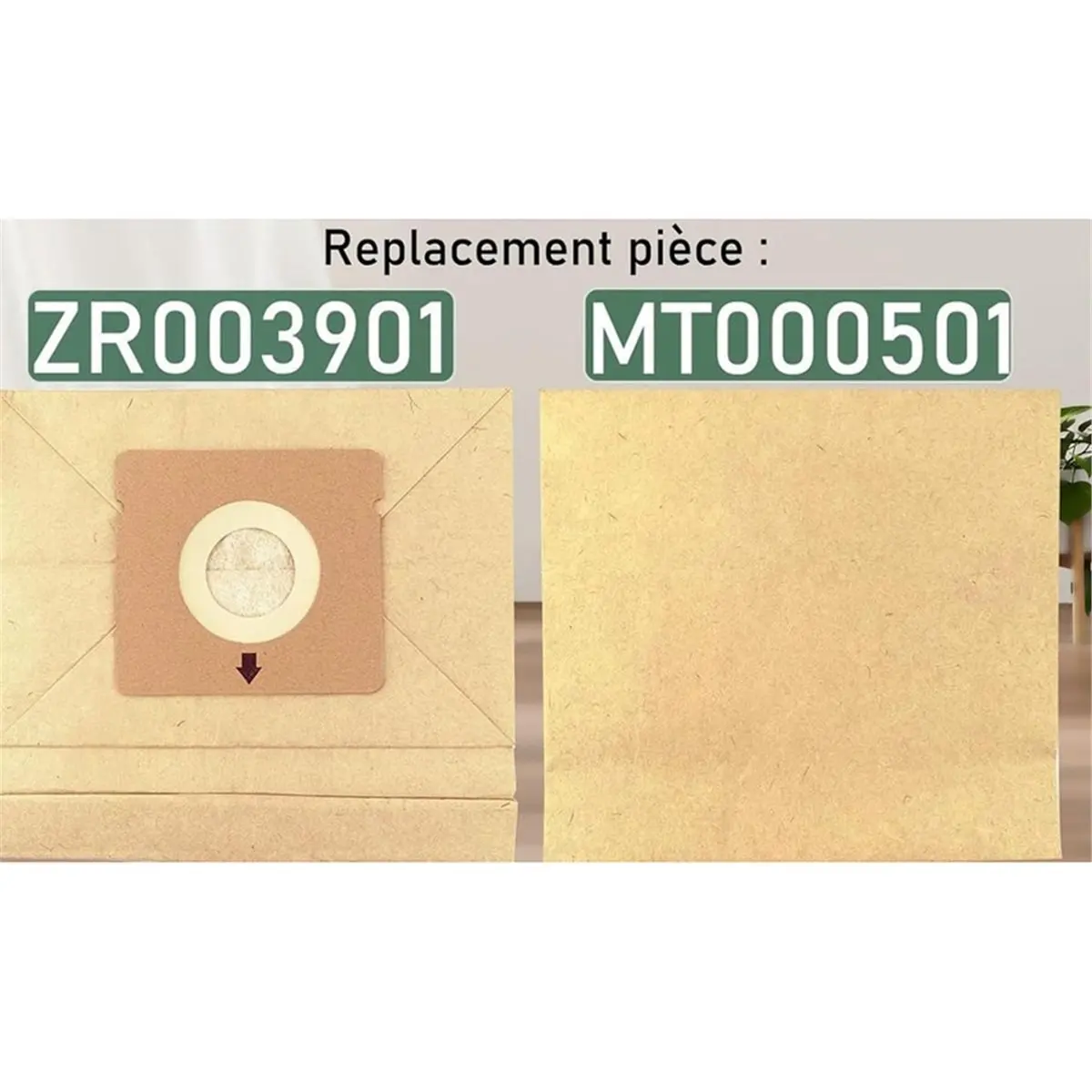 Фото 【ABKM~】 Мешки для пылесоса для моделей ZR003901, Compacteo / Compacteo Accessimo/City Space/Mini Space, Compacteo RO 1733 №1
