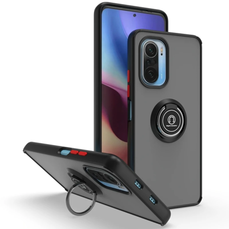 Чехол для Xiomi Mi 11i Φ автомобильный магнитный металлический кольцевой держатель