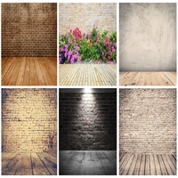 shengyongbao thick cloth vintage brick wall wooden floor photography backdrops photo background studio prop 21712 yxzq 208