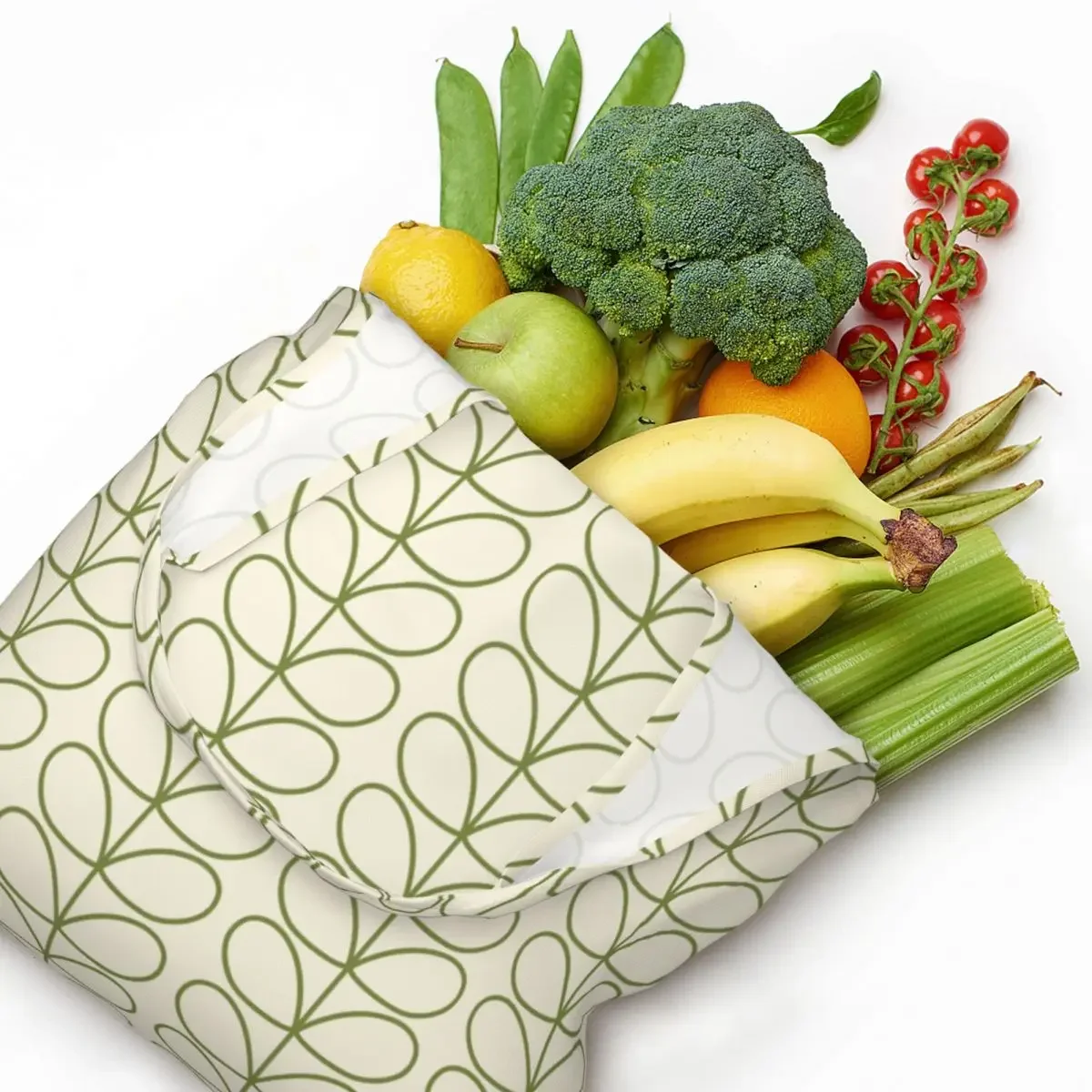 Оригинальные сумки-тоуты Orla Kiely с линейным стержнем зеленая трава сумки для