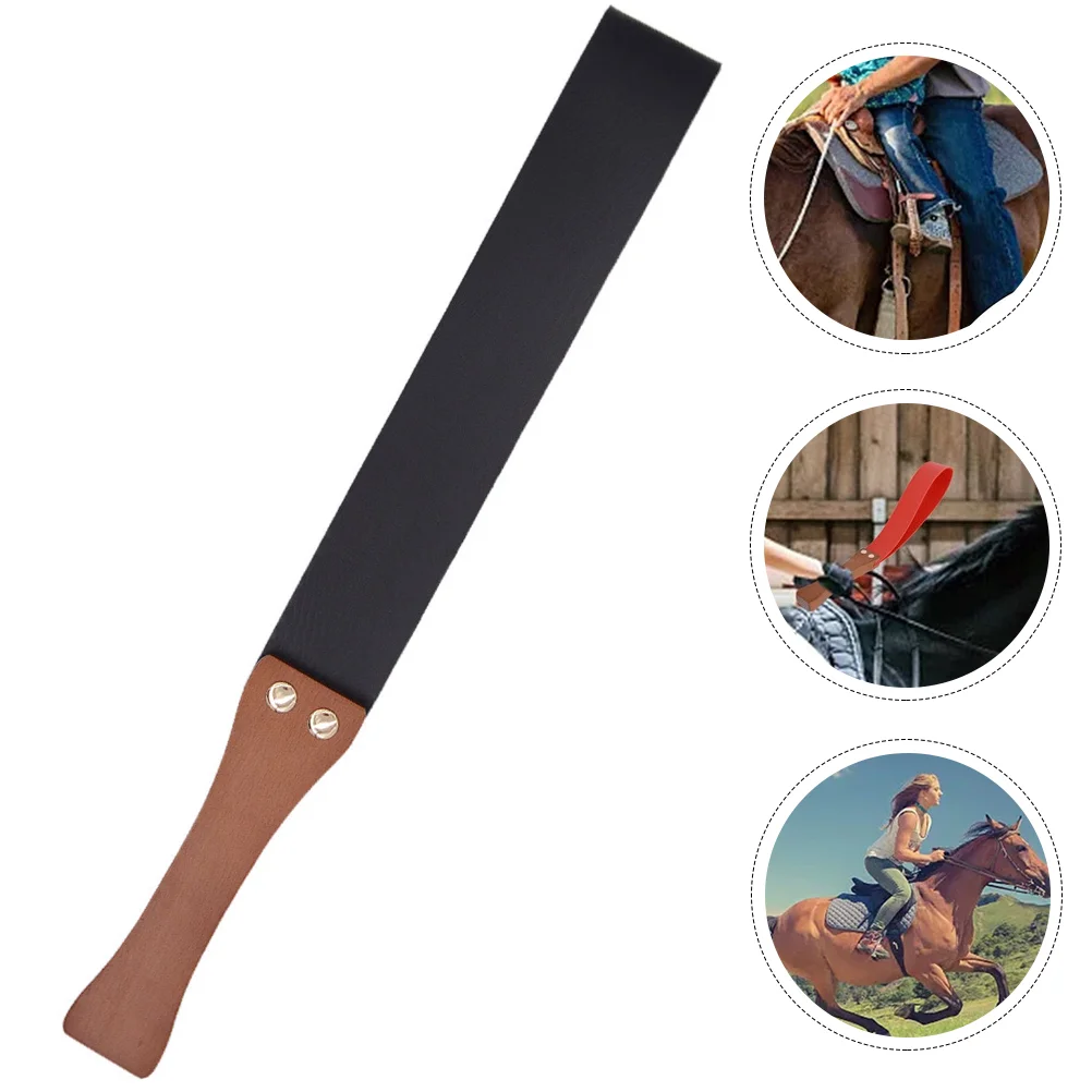 

Horse Riding Whip Crop Whips Crops Paddle Tack Accessories Bat Training Room Short Black Horses Equestrian Slapper Double