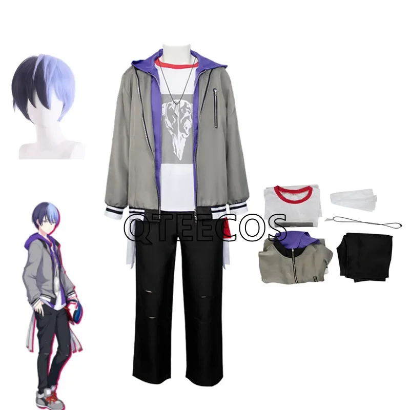 

Aoyagi Toya Cosplay Costume Project Sekai Colorful Stage Feat Miku Toya BAD SQUAD Halloween Party Outfits